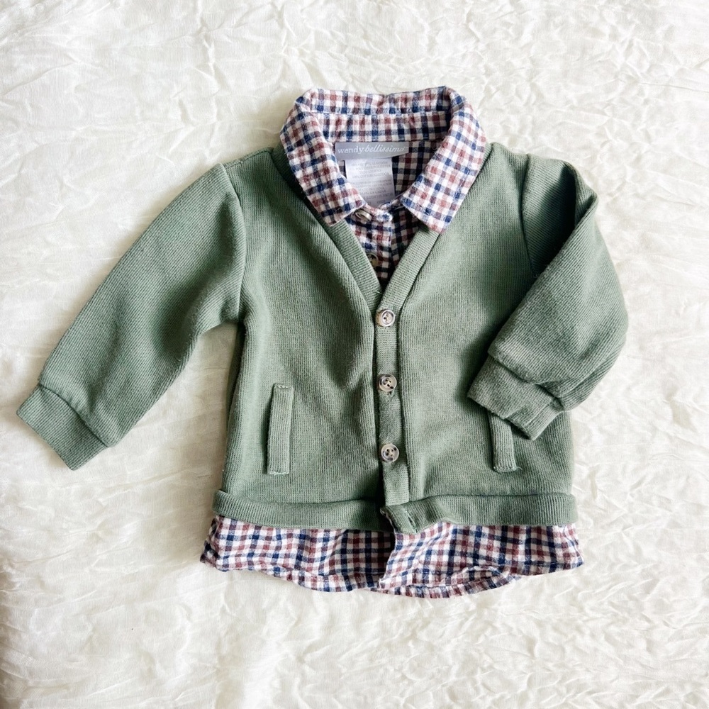 Wendy Bellissimo Dapper Shirt Cardigan